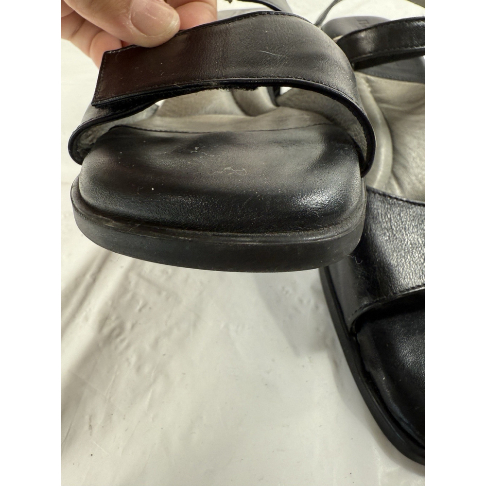 BeautiFeel Mary Jane Pump Black Leather sandal size 40 - Picture 12 of 14